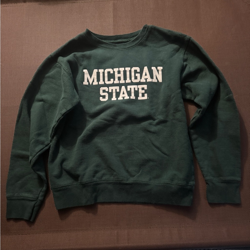 Youth Michigan State Green Sweatshirt medium 10-12